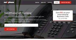 Desktop Screenshot of net2phonesip.com
